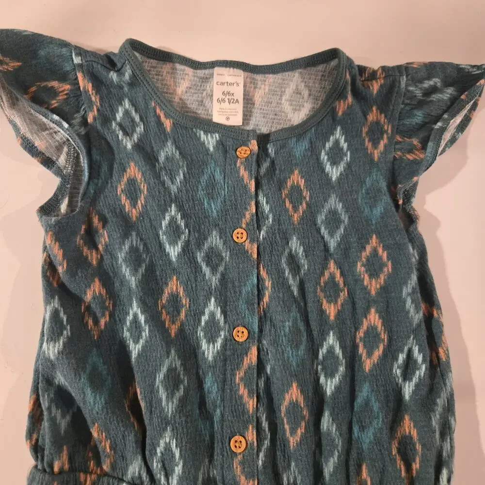 Carters Boho‎ Romper Size 6/6a